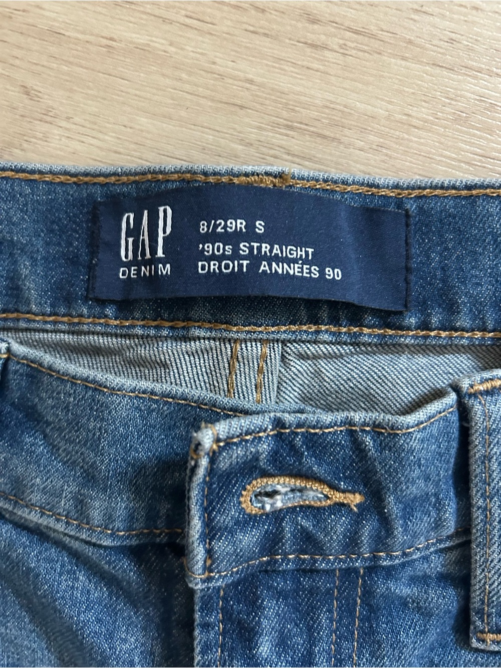 GAP Women's Straight-Leg Jeans in Medium Wash